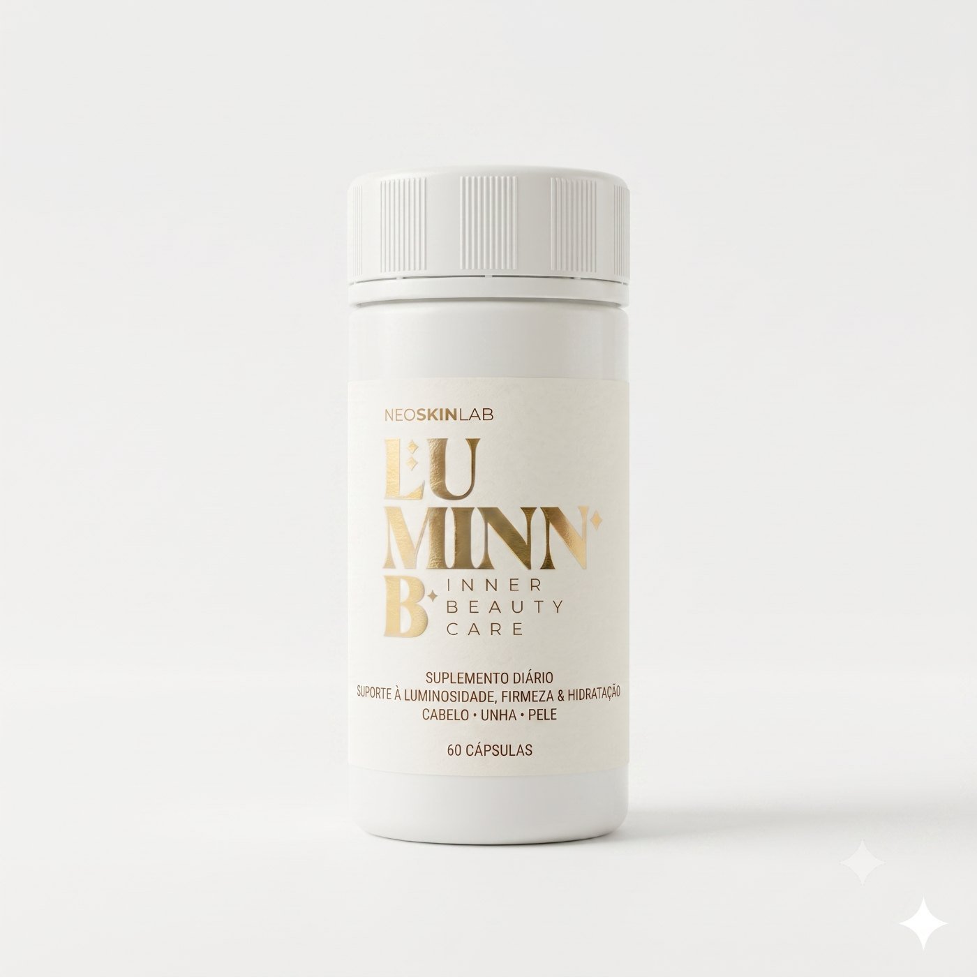 Frasco LuminnB — suplemento de beleza Neo Skin Lab