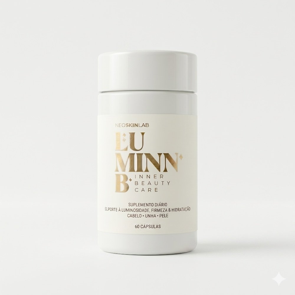 Frasco LuminnB — suplemento de beleza Neo Skin Lab